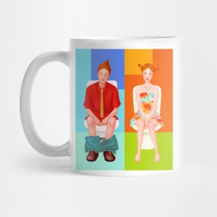 Boy and Girl Mug